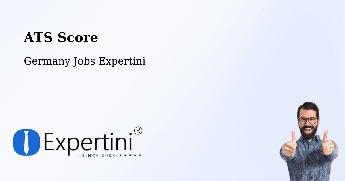 Resume ATS Score & Job Description Match Tool – Mödingen - Germany Jobs Expertini