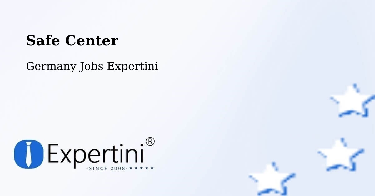 Safety Center – Mödingen - Germany Jobs Expertini